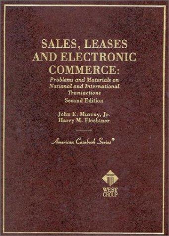 Cover for Sales, leases, and electronic commerce