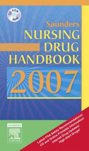 Cover for Saunders Nursing Drug Handbook 2007 (Saunders Nursing Drug Handbook)