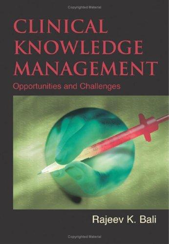 Cover for Clinical Knowledge Management