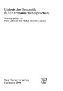 Cover for Historische Semantik in den romanischen Sprachen
