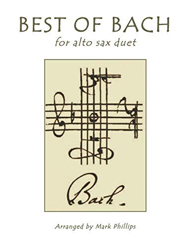 Cover for Best of Bach for Alto Sax Duet