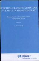 Cover for Spectral classification and multicolour photometry.