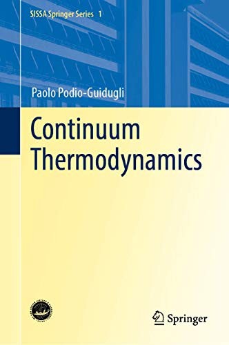 Cover for Continuum Thermodynamics