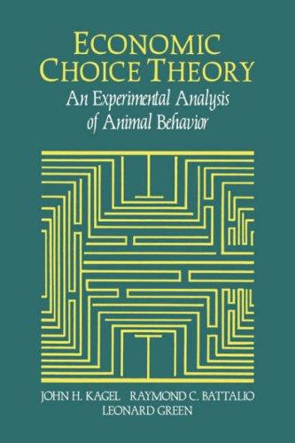 Cover for Economic Choice Theory