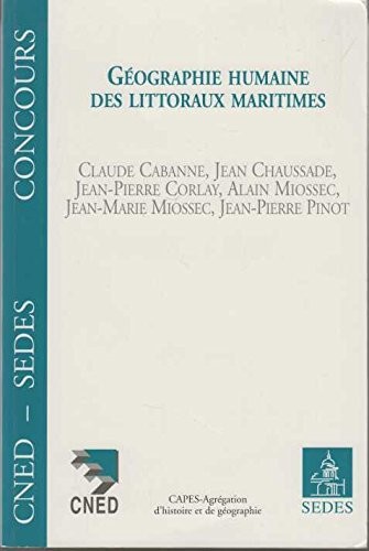 Cover for Géographie humaine des littoraux maritimes