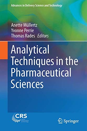 Cover for Analytical Techniques in the Pharmaceutical Sciences