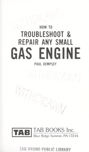 Cover for How to troubleshoot & repair any small gas engine