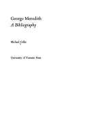 Cover for George Meredith
