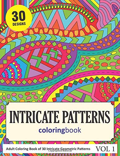 Cover for Intricate Patterns Coloring Book