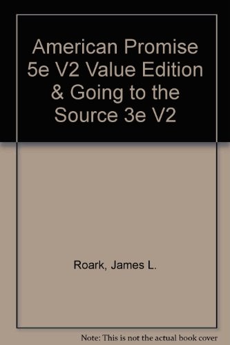 Cover for American Promise 5e V2 Value Edition & Going to the Source 3e V2