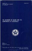 Cover for Behavior of Blood and Its Components at Interface (Annals of the New York Academy of Sciences ; v. 283)