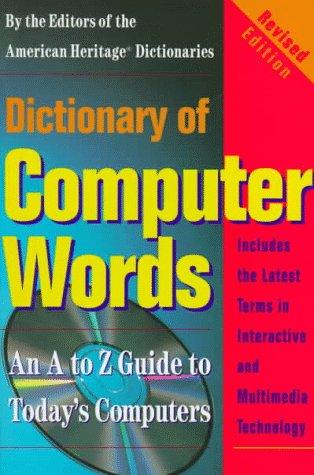 Cover for Dictionary of computer words.