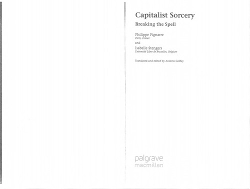 Cover for Capitalist sorcery