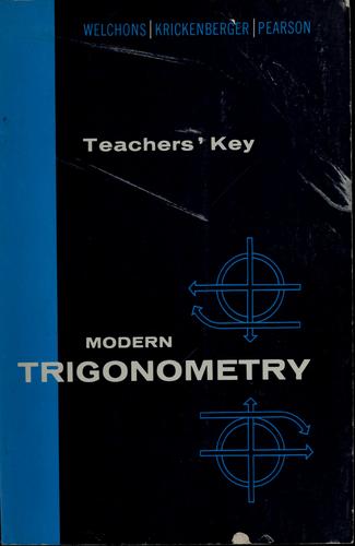 Cover for Modern trigonometry