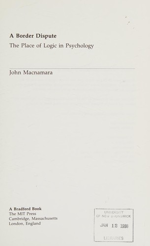 Cover for A border dispute