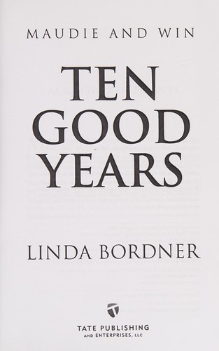 Cover for Ten Good Years