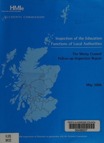 Cover for Inspection of the education functions of local authorities