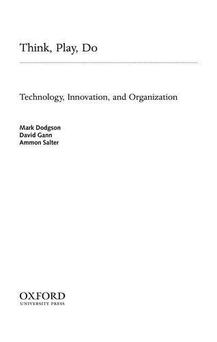 Cover for Think, play, do