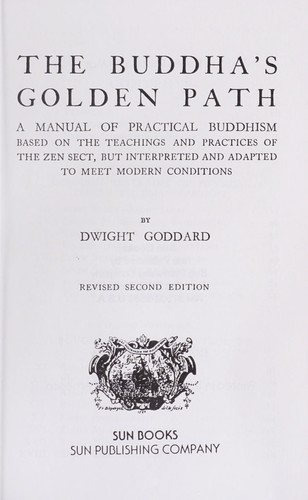 Cover for Buddha's Golden Path