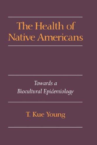 Cover for The health of Native Americans