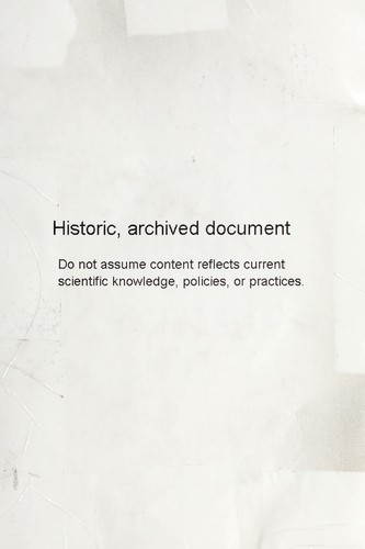 Cover for Descriptive list