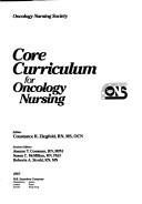 Cover for Core curriculum for oncology nursing
