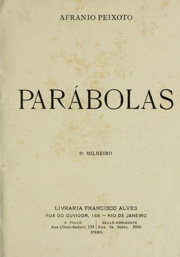 Cover for Parábolas