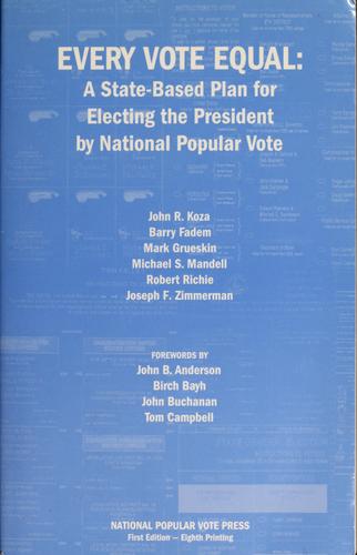 Cover for Every vote equal