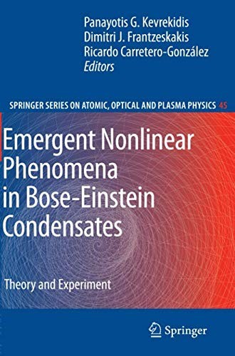 Cover for Emergent Nonlinear Phenomena in Bose-Einstein Condensates