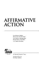 Cover for Affirmative Action