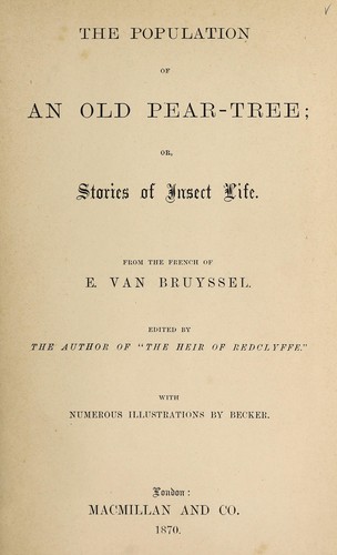 Cover for The population of an old pear-tree