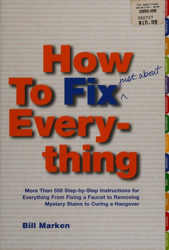 Cover for How to fix (just about) everything
