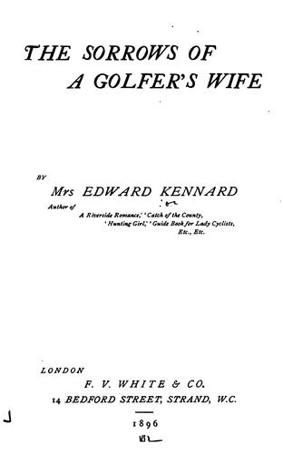 Cover for The Sorrows of a Golfer's Wife