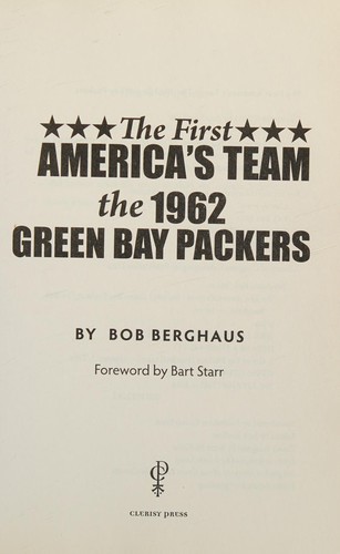 Cover for The first America's team