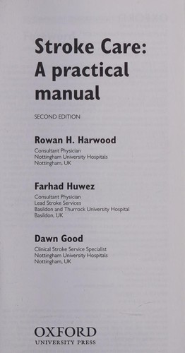 Cover for Stroke care