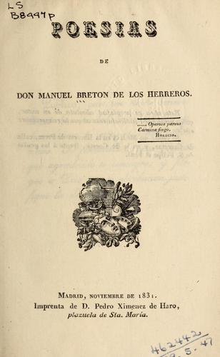 Cover for Poesias