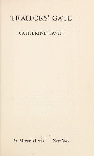 Cover for Traitors' gate