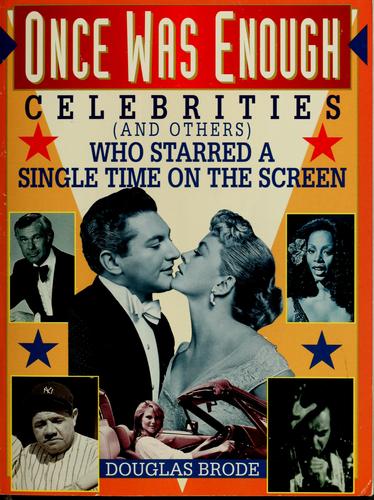 Cover for Once was enough