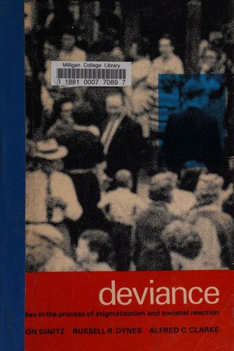 Cover for Deviance studies in the process of stigmatization and societal reaction