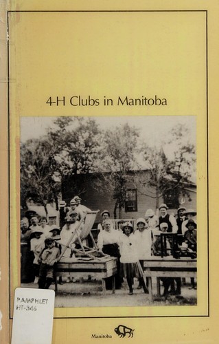 Cover for 4-H clubs in Manitoba