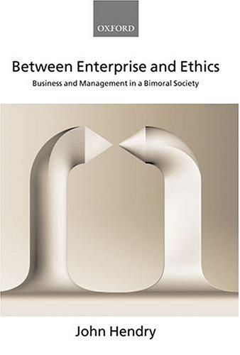 Cover for Between Enterprise and Ethics