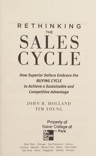 Cover for Rethinking the sales cycle