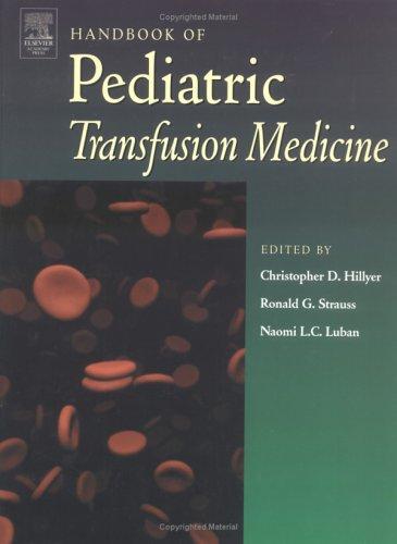 Cover for Handbook of Pediatric Transfusion Medicine