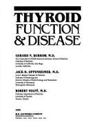 Cover for Thyroid function & disease