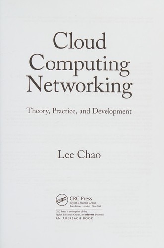 Cover for Cloud computing networking