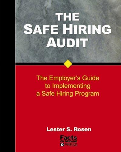 Cover for The Safe Hiring Audit