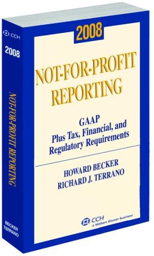 Cover for Not-for-Profit Reporting (2008)