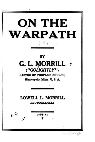 Cover for On the warpath