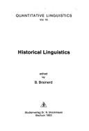 Cover for Historical linguistics