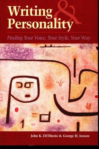Cover for Writing and personality